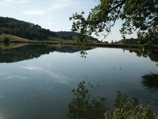 Lake at Penne d'Agenais